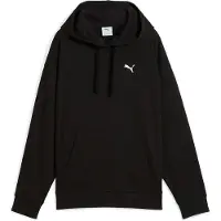 Puma ESS ELEVATED Comfort Rib Hoodie Women, Clothing, Black, XL