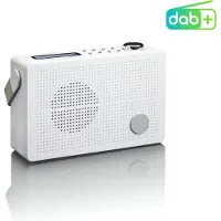 Lenco PDR-030WH - Portable DAB+/FM radio with alarm function - White - DAB/DAB+/FM - Mono