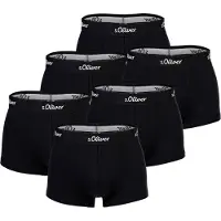s.Oliver Boksershorts sort / hvid