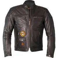 Helstons Tracker Natural Læderjakke Sort 2XL