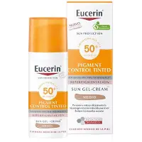 Eucerin Pigment Control Spf 50 Medium Colour 50ml Tinted Gelcream For Sun Protection