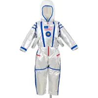 Souza Udklædning - Astronaut - Sølv - - 3-4 år (98-104) - Udklædning