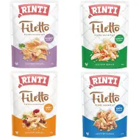 Rinti Økonomipakke Filetto Pouch in Jelly 48 x 100 g - Mix (4 sorter)