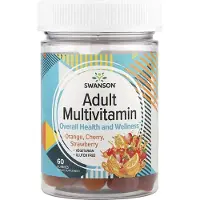 Swanson Health , Voksen Multivitamin, Peach, Orange & Strawberry, 60 Gummies