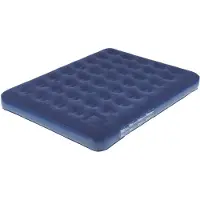 Trigano - Madras - Matelas Velours Pompe Intégrée 2p til Unisex - Blå