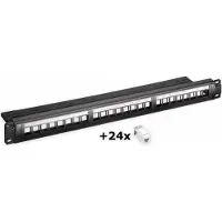 Goobay 95336, IEEE 802.3, IEEE 802.3ab, IEEE 802.3u, 10/100/1000Base-T(X), RJ-45, Cat6, U/UTP (UTP), Sort