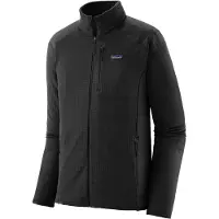 Patagonia - Fleece - M's R1 Jkt Black til UnisexUld - Størrelse L - Sort