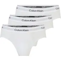 Calvin Klein Slip sort / hvid