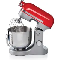Ariete 1589/00, Bordmixer, Rød, Slå, Ælte, Mikse, 5,5 L, Dreje, Aluminium