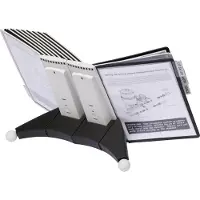Durable SHERPA, Skrivebord, Portræt, A4, Sort, Grå