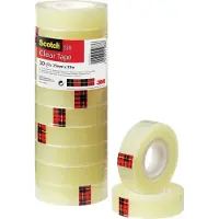 3M Kontortape Scotch 580, 33mx15mm, 10 stk.