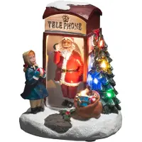 Konstsmide Telefonkiosk Juledekoration 5 LED, 3xAAA