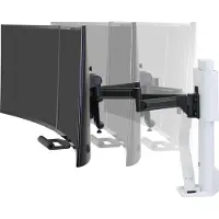 Ergotron Trace Dual Monitor Hvid - Display 21,5 - 27"