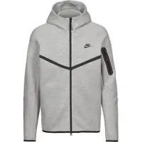 Nike Hættetrøje Tech Fleece FZ Windrunner - Grå/Sort, størrelse Large