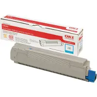 OKI Tonerkassette cyan 6.000 sider