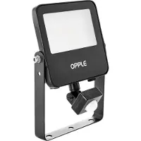 Opple Lighting Re144-20W-840-BL-MD, Sort, IP65, Aluminium, Polykarbonat (PC), Hærdet glas, I, IK07, 1 m
