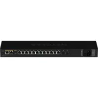 Netgear AV Line M4250-12M2XF - Switch - L3 - Administreret - 12 x 10/100/1000/2.5G + 2 x 10 Gigabit SFP+ - side til side-luftstrøm - monterbar på stativ