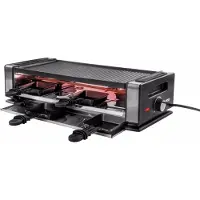 Unold 48730 Finesse Basic - Raclette/grill/stegeplade - 1.2 kW - sort/rustfrit stål