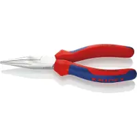 Knipex 30 25 160, Nåletang, 2,5 mm, 5 cm, Stål, Blå, Rød, 160 mm