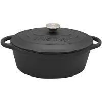 KINGHOFF Brytfanka Kepimo skarda 6,2 l, juodo ketaus, „Kinghoff“