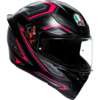 AGV K1 S-slynge Integralhjelm Mat/Sort/Pink S