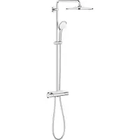 GROHE Euphoria 310 brusesystem med termostat til væg, krom