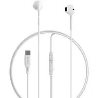 24hShop Devia Kintone A3 Headset med USB-C - Hvid