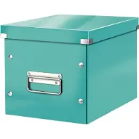 Leitz Arkivboks Click & Store Cube Medium Isblå
