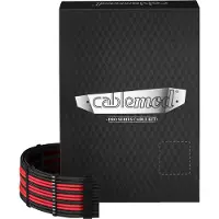 Cablemod PRO Series ModMesh C-Series RMi & RMx(Black Label) Cable Kit - Strømkabelpakke - formet - sort/ rød