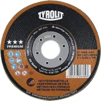 Tyrolit Skrubskive forsat PREMIUM 125X7X22,23 ALU - (10 stk.)