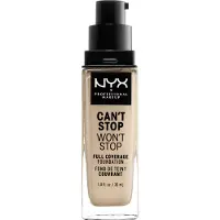 Nyx Can't Stop Won't Stop 24-Hour Foundation Flydende foundation 30 ml Nr. 06 - Vanilla