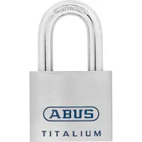 ABUS 96TI/60 KD, Konventionelle hængelås, Nøglelås, Indtastet forskelligt, Aluminium, Aluminium, Hærdet stål