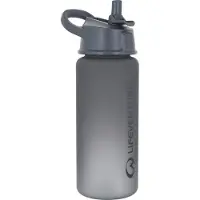Lifeventure Flip-Top Water Bottle, grå