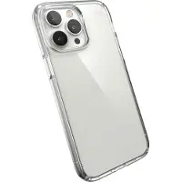 Speck Presidio Perfect-Clear - Bagsidecover til mobiltelefon - MagSafe-kompatibilitet - hård polykarbonat, blød termoplastisk polyuretan (TPU) - klar