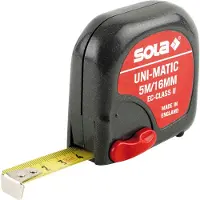 Sola udtræksmålebånd 5 m UNI-MATIC UM 5%%