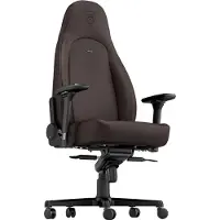 Noblechairs Icon, Polstret sæde, Polstret ryglæn, Brun, Brun, Imiteret læder, Imiteret læder