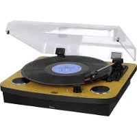 Trevi TT 1022 BT, Direct drev pladespiller, Sort, Træ, Træ, 33,45,78 rpm, 6 W, Vekselstrøm
