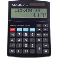MAUL MTL 800, Desktop, Skærm, 12 cifre, Batteri, Sort
