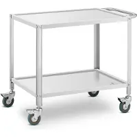 Usorteret Royal Catering Maitinimo serviravimo vežimėlis 2 lentynos 80 x 57 cm iki 100 kg