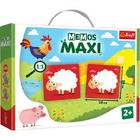 Trefl Memos Maxi Dyr på en bondegård spil 02266