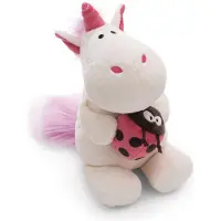 Nici Enhjørning Theodor Med Mariehønebamse 35 Cm