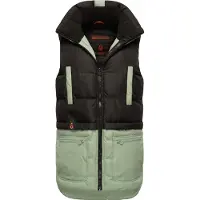 MARIKOO Vest 'Kiraraa' mint / sort