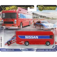 Mattel Hot Wheels Team Transport Euro Hauler & '94 Nissan 300 ZX GTS 1:64-skala Samlerduo