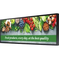 Samsung SH37C - 37 Diagonal klasse SHC Series LED-bagbelyst LCD paneldisplay - digital skiltning - Tizen OS 1920 x 540 - sort