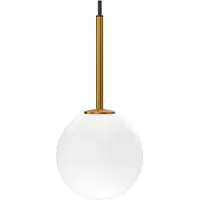 Herstal Ballon pendel Hvid-messing