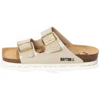 Bayton Pantoletter 'Athena' beige