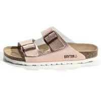 Bayton Pantoletter 'Tracy' rosa guld