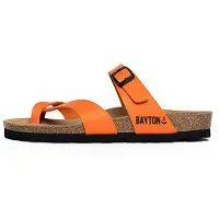 Bayton Pantoletter 'Diane' sand / orange / sort