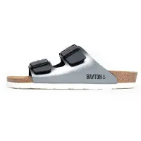 Bayton Pantoletter 'Atlas' sort / sølv