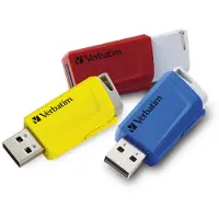 Verbatim Store N Click USB 3.0 3x 16GB red, blue & yellow